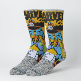 Meia Stance Marvel Avengers Thanos Grey M548B19THA-GRY Meia Stance Marvel Avengers Thanos Grey M548B19THA-GRY
