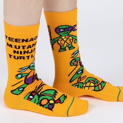 Meia Stance Nickelodeon Teenage Mutant Ninja Turtles Tubular Yellow A556D23TUB-YEL