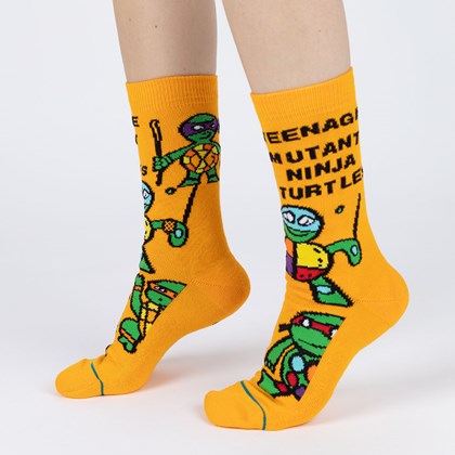 Meia Stance Nickelodeon Teenage Mutant Ninja Turtles Tubular Yellow A556D23TUB-YEL