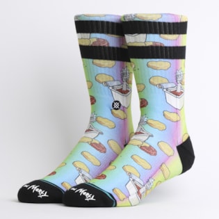 Meia Stance Rick And Morty Dipping Sauce Multi M556A19DIP-MUL Meia Stance Rick And Morty Dipping Sauce Multi M556A19DIP-MUL