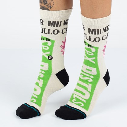Meia Stance Sex Pistols Bollocks Infiknit Off White A555A22BOL-OFW