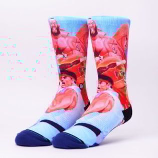 Meia Stance Street Fighter II Multi M558A18STR Meia Stance Street Fighter II Multi M558A18STR