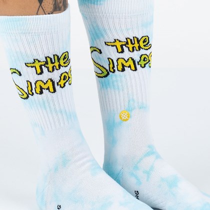 Meia Stance The Simpsons Intro Infiknit White A556A22INT-WHT