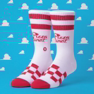 Meia Stance Toy Story Pizza Planet Red U556C19PIZ-RED Meia Stance Toy Story Pizza Planet Red U556C19PIZ-RED