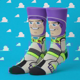 Meia Stance Toy Story To Infinity And Beyond Purple U545C19TIA-PUR Meia Stance Toy Story To Infinity And Beyond Purple U545C19TIA-PUR