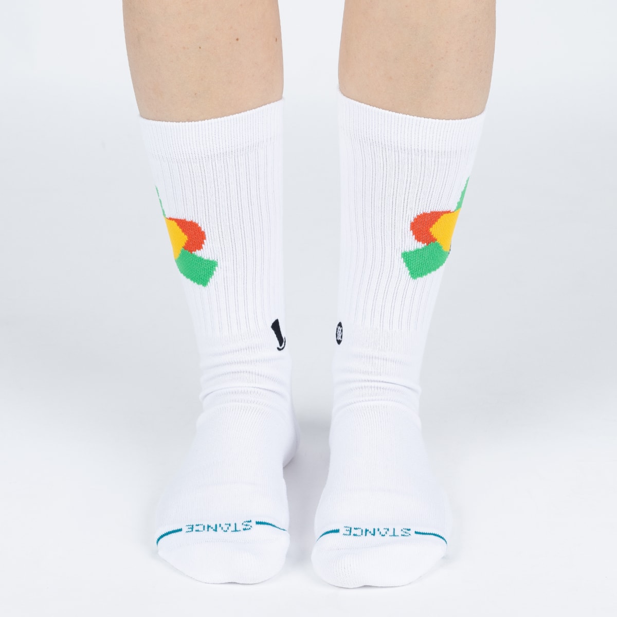 Stance Calzini Chocolate Flags - Rossi, Composizione Cotone E Poliestere, Taglia 42-47, 1 Paio