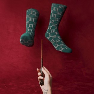 Meia Vans Masculina Harry Potter Crew Slytherin VN0A3I67SP4 Meia Vans Masculina Harry Potter Crew Slytherin VN0A3I67SP4