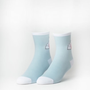 Meia Vans Shinner Sock Light Blue VN0A49ZCUUU Meia Vans Shinner Sock Light Blue VN0A49ZCUUU