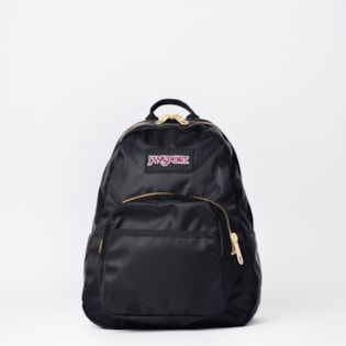 Mini Mochila JanSport Half Pint FX Black Gold 3C4J343L Mini Mochila JanSport Half Pint FX Black Gold 3C4J343L
