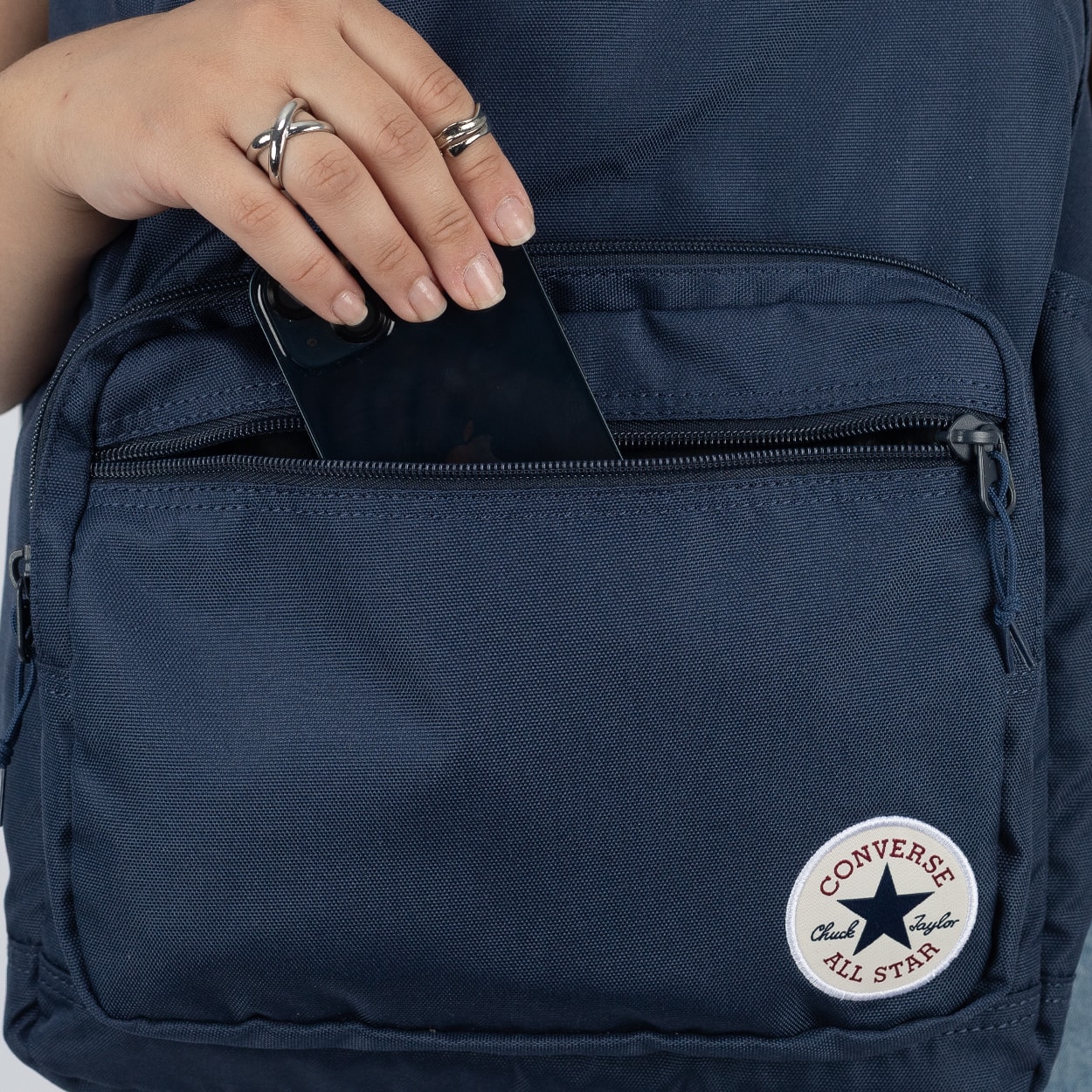 Mochila Converse Go 2 Backpack Navy 10020533-A42
