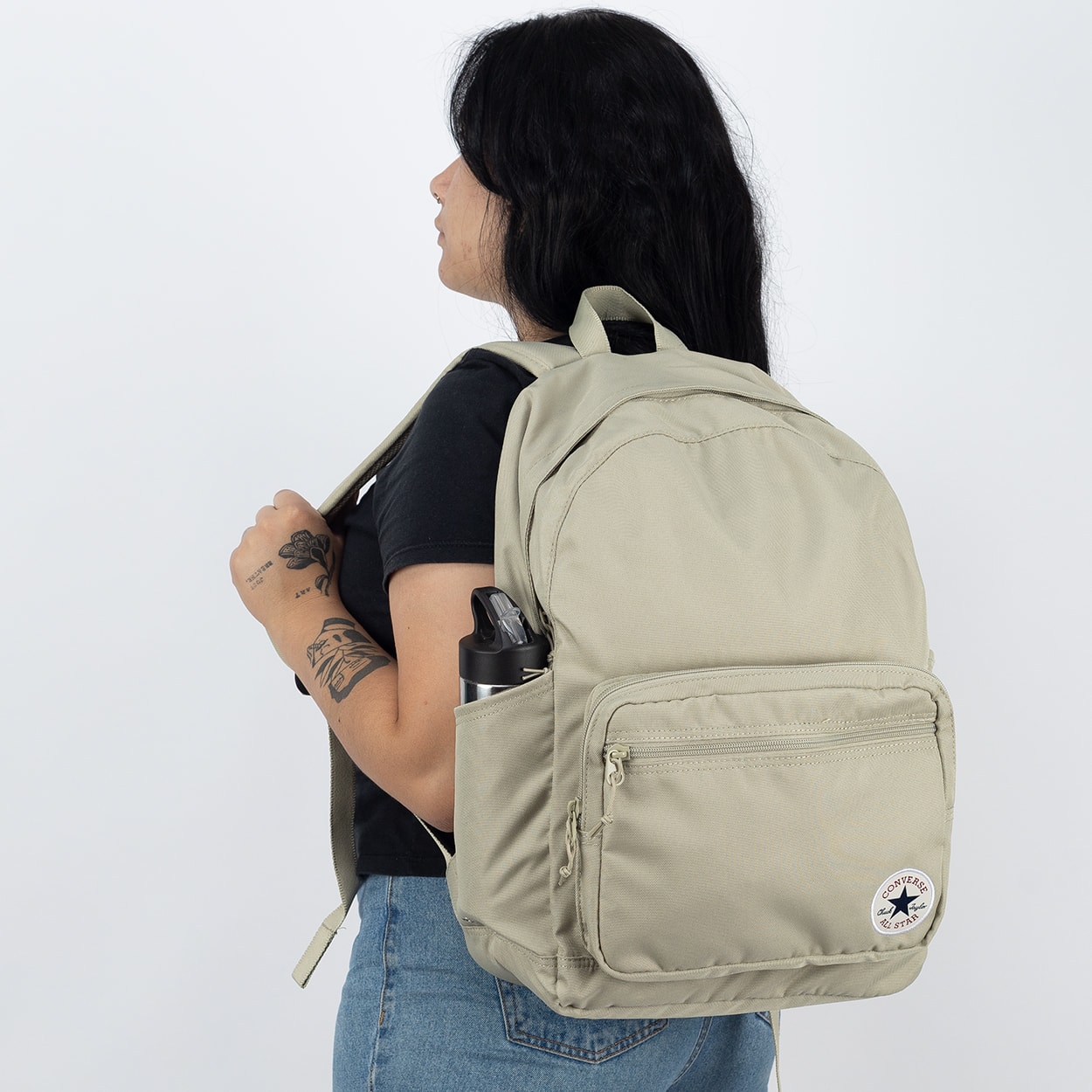 Mochila Converse Go 2 Backpack Pale Surplus 10020533-A33