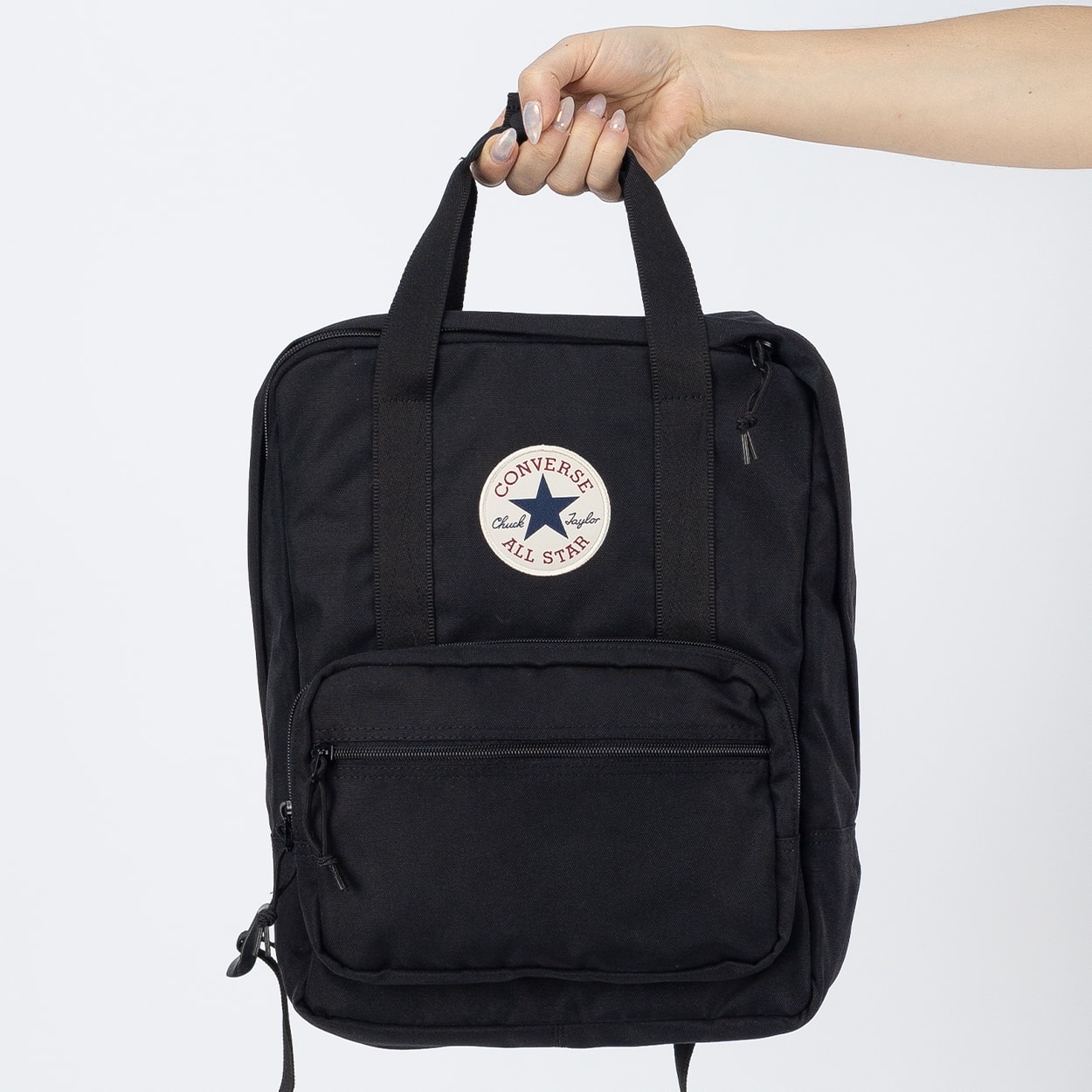 Mochila Converse Small Square Backpack Black 10027893-A01