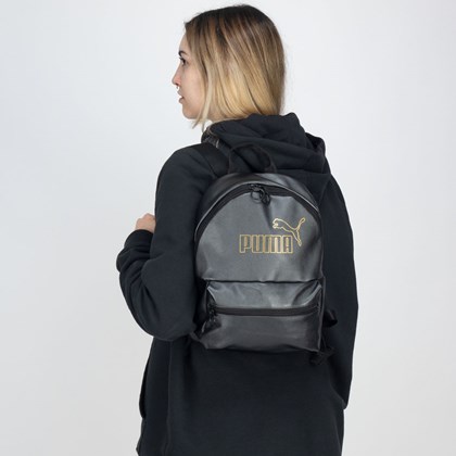 Mochila Puma Core Up Backpack Black Metallic 07915101