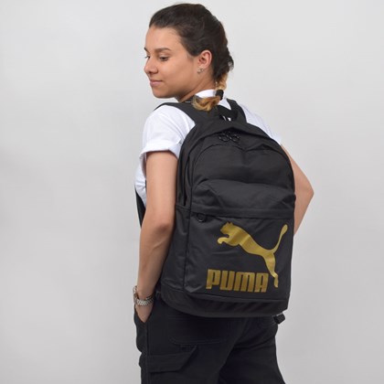 Mochila Puma Originals Backpack Black 07664301