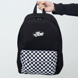 Mochila Vans By New Skool Backpack Boys Black Chekerboard VN0002TL2OB Mochila Vans By New Skool Backpack Boys Black Chekerboard VN0002TL2OB