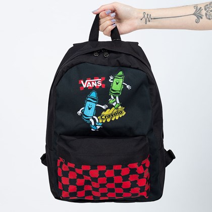 Mochila Vans New Skool Backpack X Crayola Black VN0002TLYUY