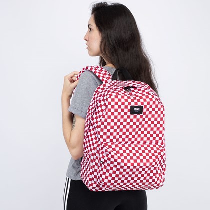 Mochila Vans Old Skool III Backpack Chili Pepper Checkerboard VN0A3I6R976