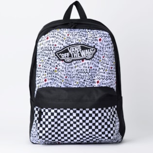 Mochila Vans Realm Backpack Black Diy VN0A3UI6YDP Mochila Vans Realm Backpack Black Diy VN0A3UI6YDP