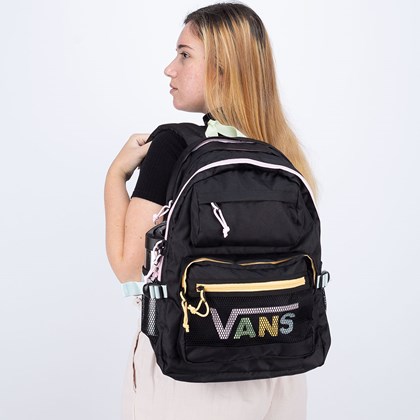 Mochila Vans Stasher Backpack Black Multi VN0A4S6YBML
