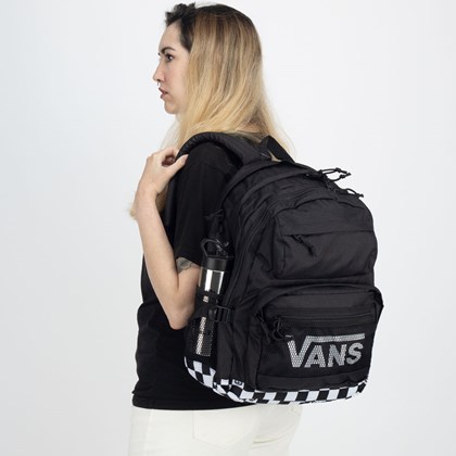 Mochila Vans Stasher Backpack Black White VN0A4S6YB8C