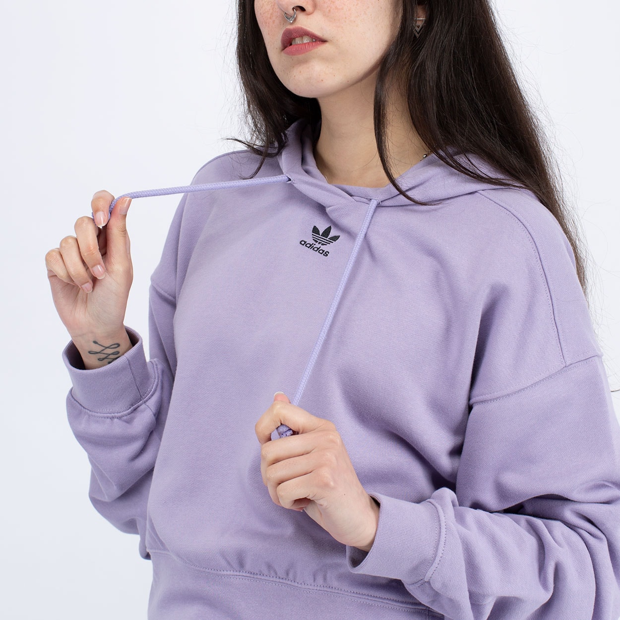 Women Sweatshirt / Hoodie adidas Originals Hoodie purple (GN4775) – Queens  💚