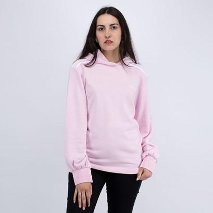 Moletom adidas Capuz Smocked Cuff Clear Pink H17954