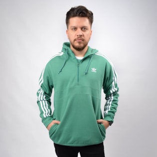 Moletom Adidas Masculino 3 Stripes HZ Capuz Future Hydro F10 FM3766 Moletom Adidas Masculino 3 Stripes HZ Capuz Future Hydro F10 FM3766