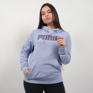 Moletom Puma Feminino Capuz Graphic Hoody Lavanda 85467101 Moletom Puma Feminino Capuz Graphic Hoody Lavanda 85467101