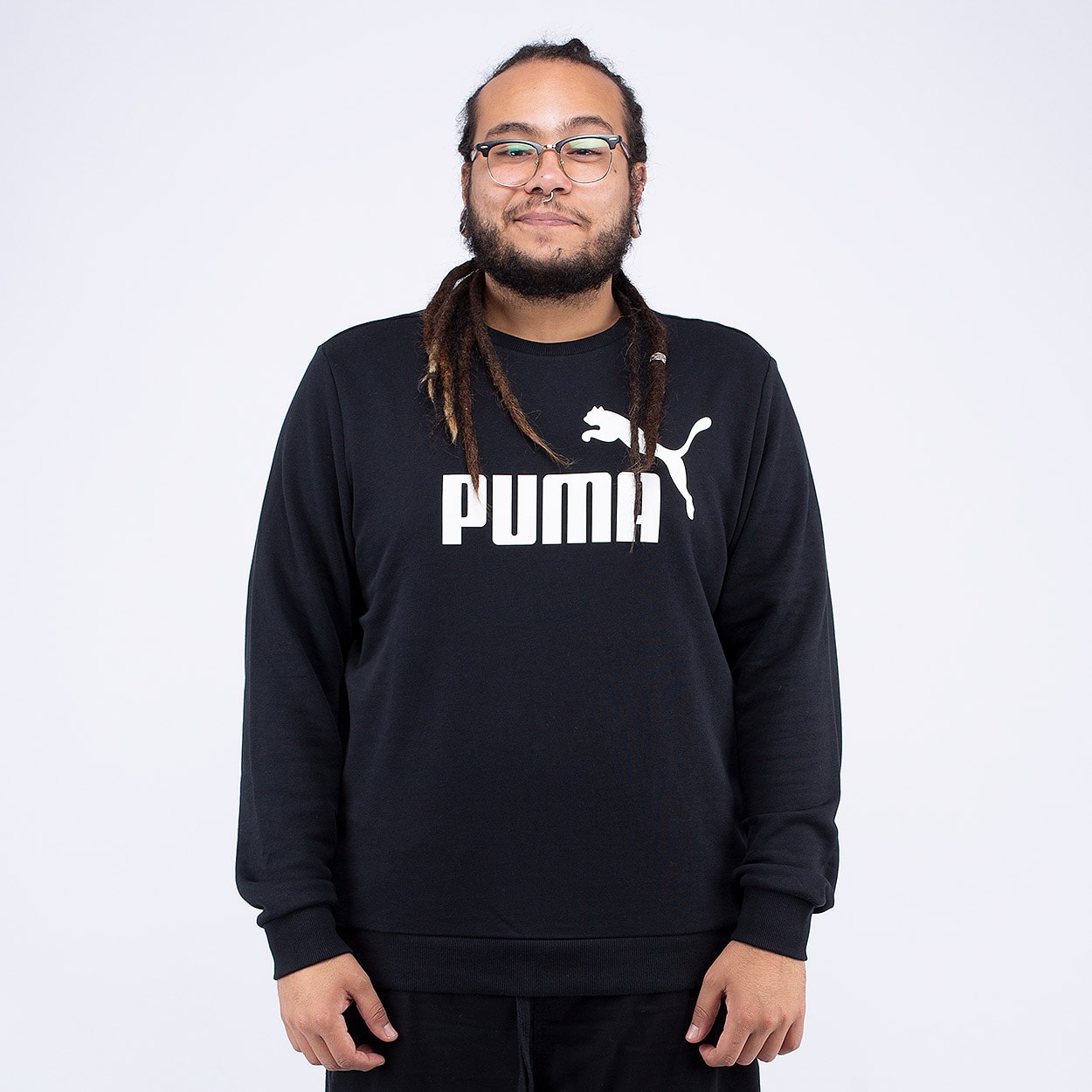 moletom puma preto masculino
