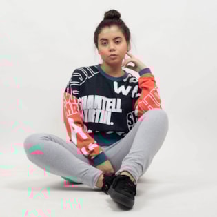Moletom Puma X Shantell Martin Crew Preto 57654501 Moletom Puma X Shantell Martin Crew Preto 57654501