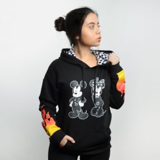 Moletom Vans Capuz Punk Mickey Hoodie Disney Black VN0A3UHWBLK Moletom Vans Capuz Punk Mickey Hoodie Disney Black VN0A3UHWBLK