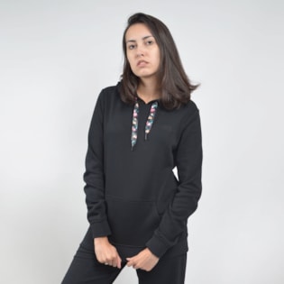 Moletom Vans Capuz Satin Floral Box Hoodie Black VN0A3UNUBLK Moletom Vans Capuz Satin Floral Box Hoodie Black VN0A3UNUBLK