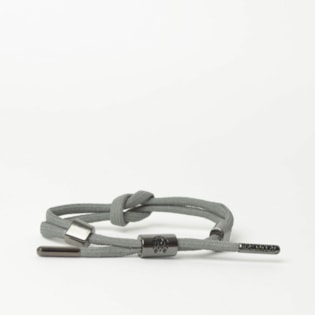 Pulseira Rastaclat Unissex Knotaclat Armory Silver RC025ARMR Pulseira Rastaclat Unissex Knotaclat Armory Silver RC025ARMR