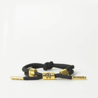 Pulseira Rastaclat Unissex Knotaclat Jet Black RC025JET Pulseira Rastaclat Unissex Knotaclat Jet Black RC025JET