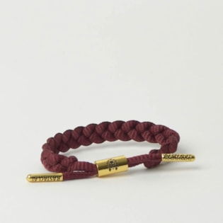 Pulseira Rastaclat Unissex Miniclat Classic Merlot Burgundy RCW001BURG Pulseira Rastaclat Unissex Miniclat Classic Merlot Burgundy RCW001BURG