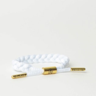 Pulseira Rastaclat Unissex Miniclat Classic Zion White RCW001WHT Pulseira Rastaclat Unissex Miniclat Classic Zion White RCW001WHT