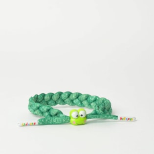 Pulseira Rastaclat Unissex Sanrio Keroppi Green White RC001KPGR Pulseira Rastaclat Unissex Sanrio Keroppi Green White RC001KPGR