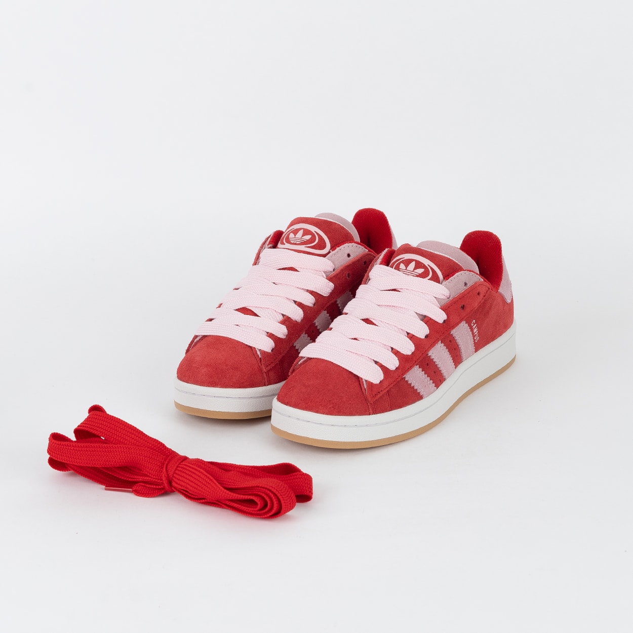 Tênis adidas Campus 00s Double Better Scarlet Clear Pink JQ5743