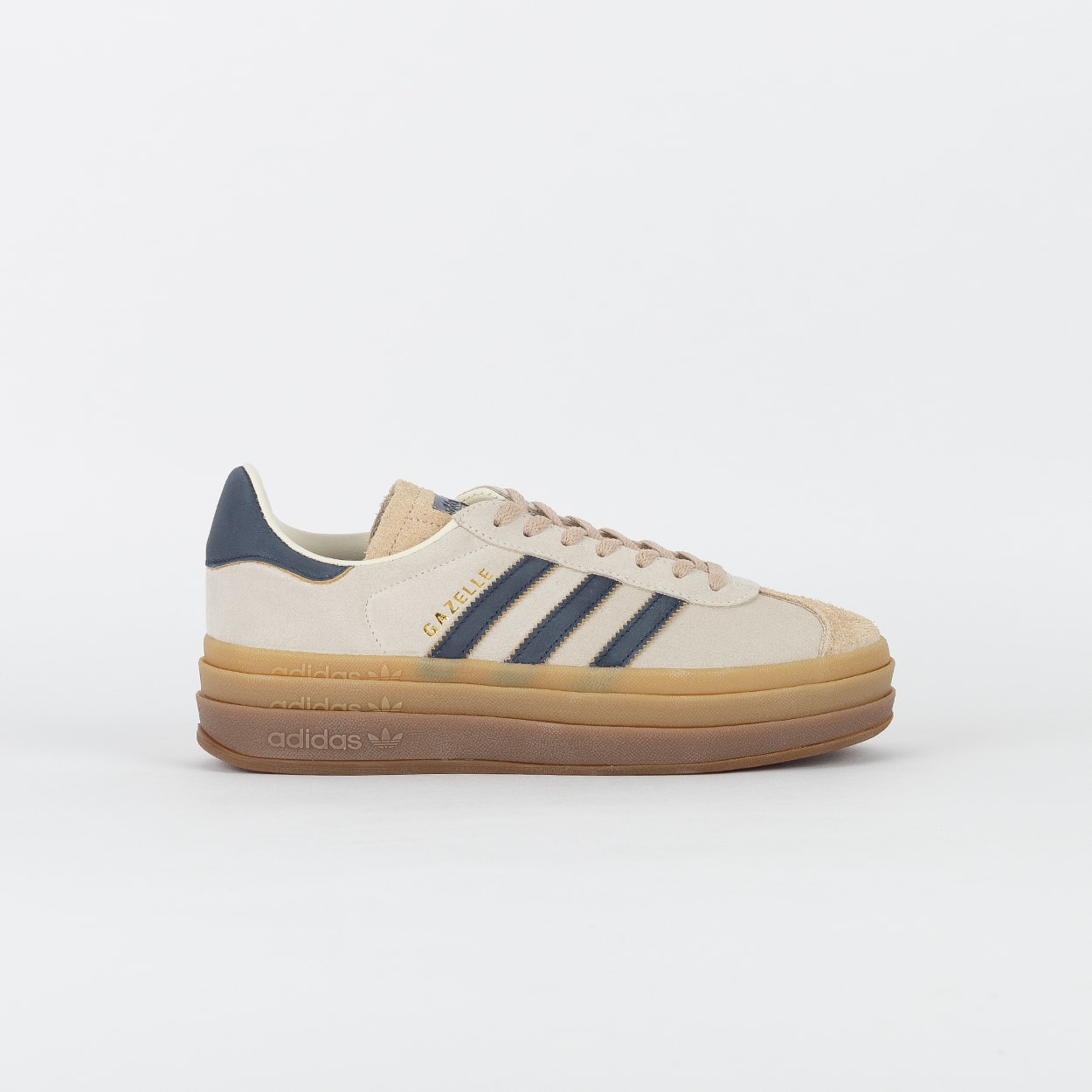 Tênis adidas Gazelle Bold Cream White Night Indigo JQ5126