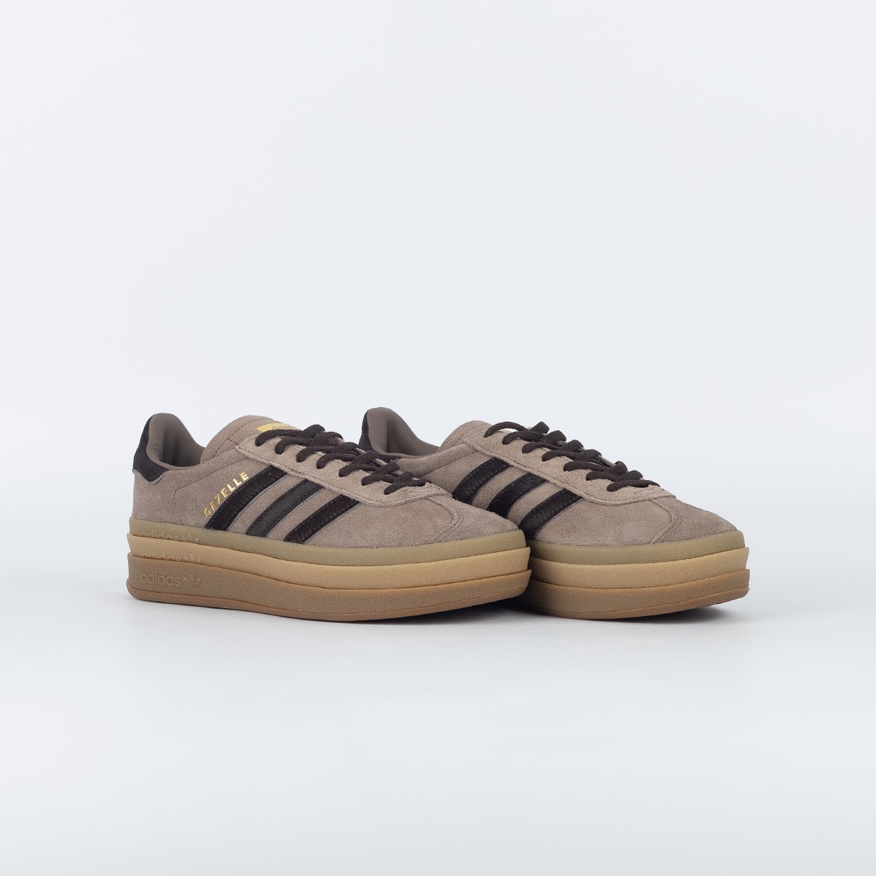Tênis adidas Gazelle Bold Semi Lucid Fuchsia Solar Slime JI2705