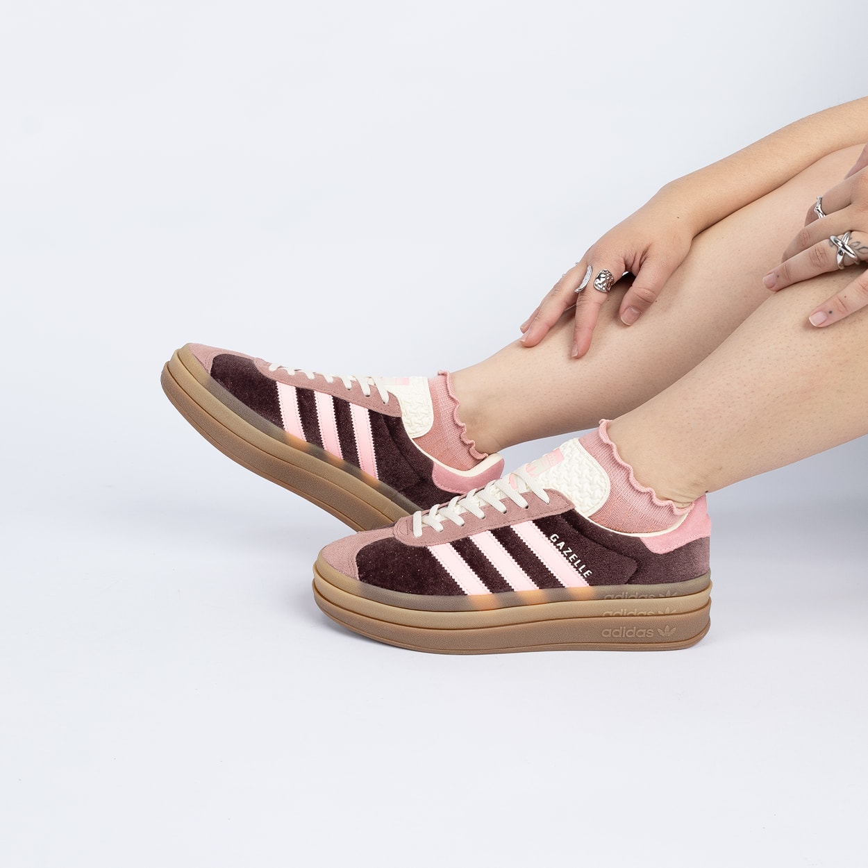 Tênis adidas Gazelle Bold Shadow Brown Warm Clay JQ5143 Tênis adidas Gazelle Bold Shadow Brown Warm Clay JQ5143