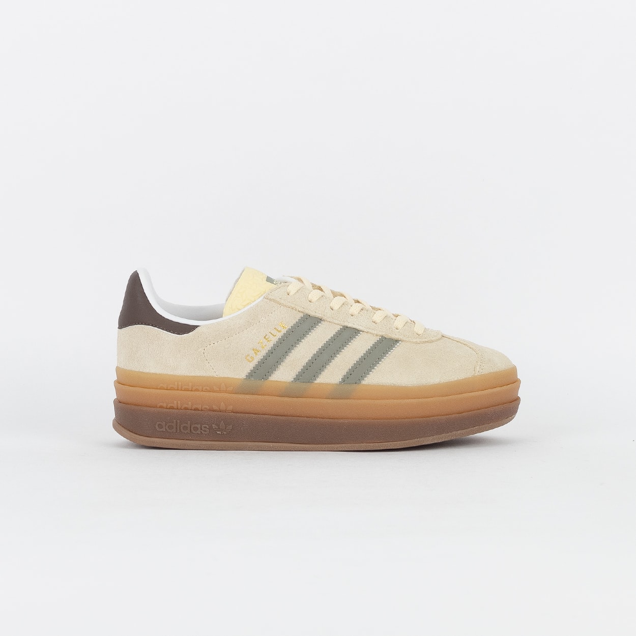 Tênis adidas Gazelle Bold Warm Vanilla Silver Pebble JI2696