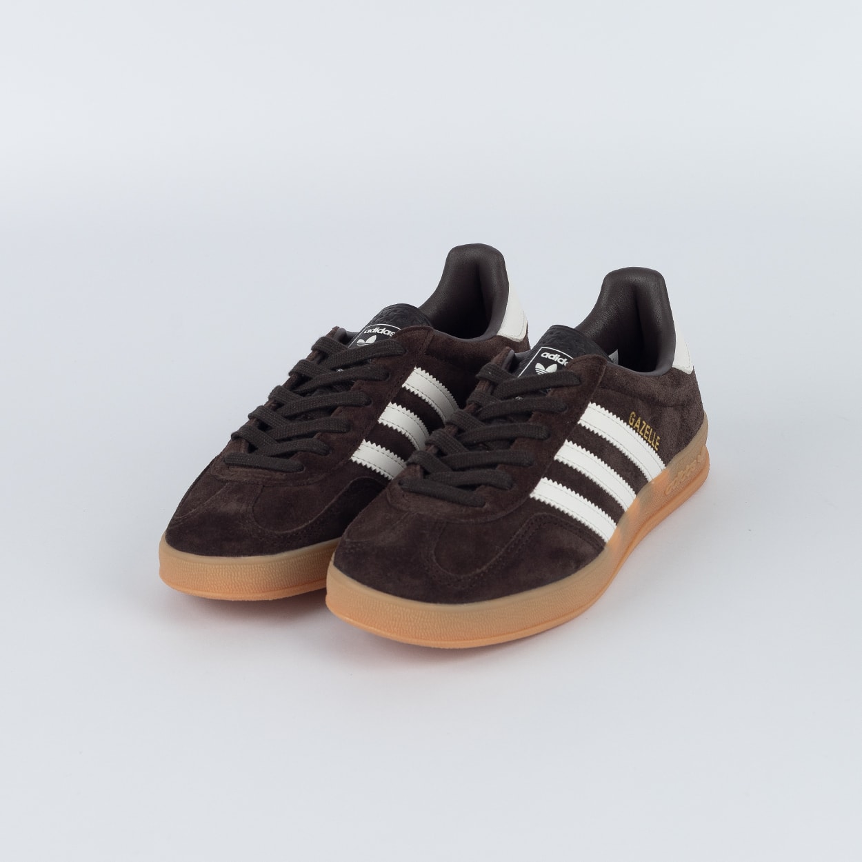 Tênis adidas Gazelle Indoor Aurora Coffee Core White Gum HQ5152