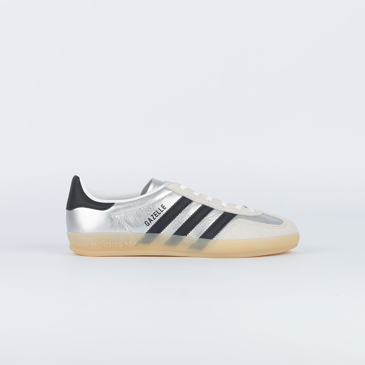 盃　銀47.7g Tênis adidas Gazelle Indoor Grey One Core Black Silver Metallic HP7215