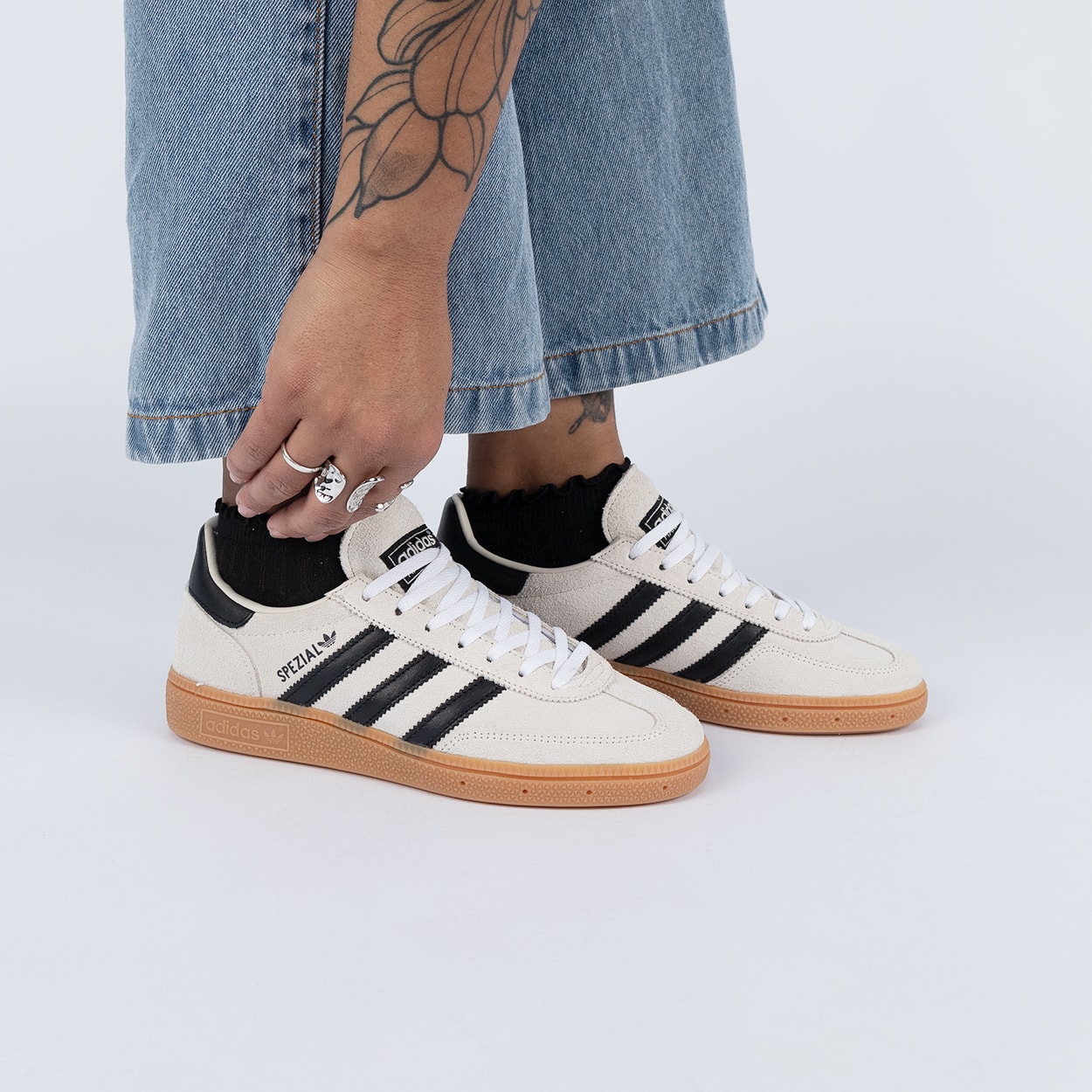 adidas HANDBALL SPEZIAL 23.5㎝ Tênis adidas Handball Spezial Alumina Core Black IF6562