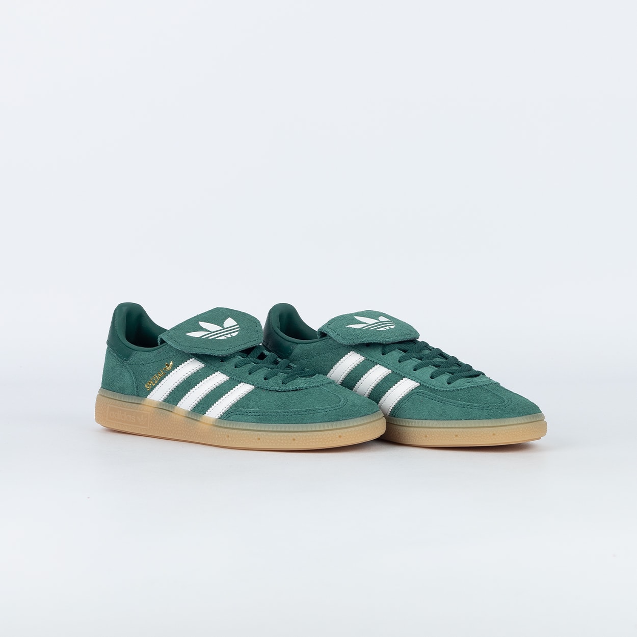 Tênis adidas Handball Spezial LT Collegiate Green White Gold