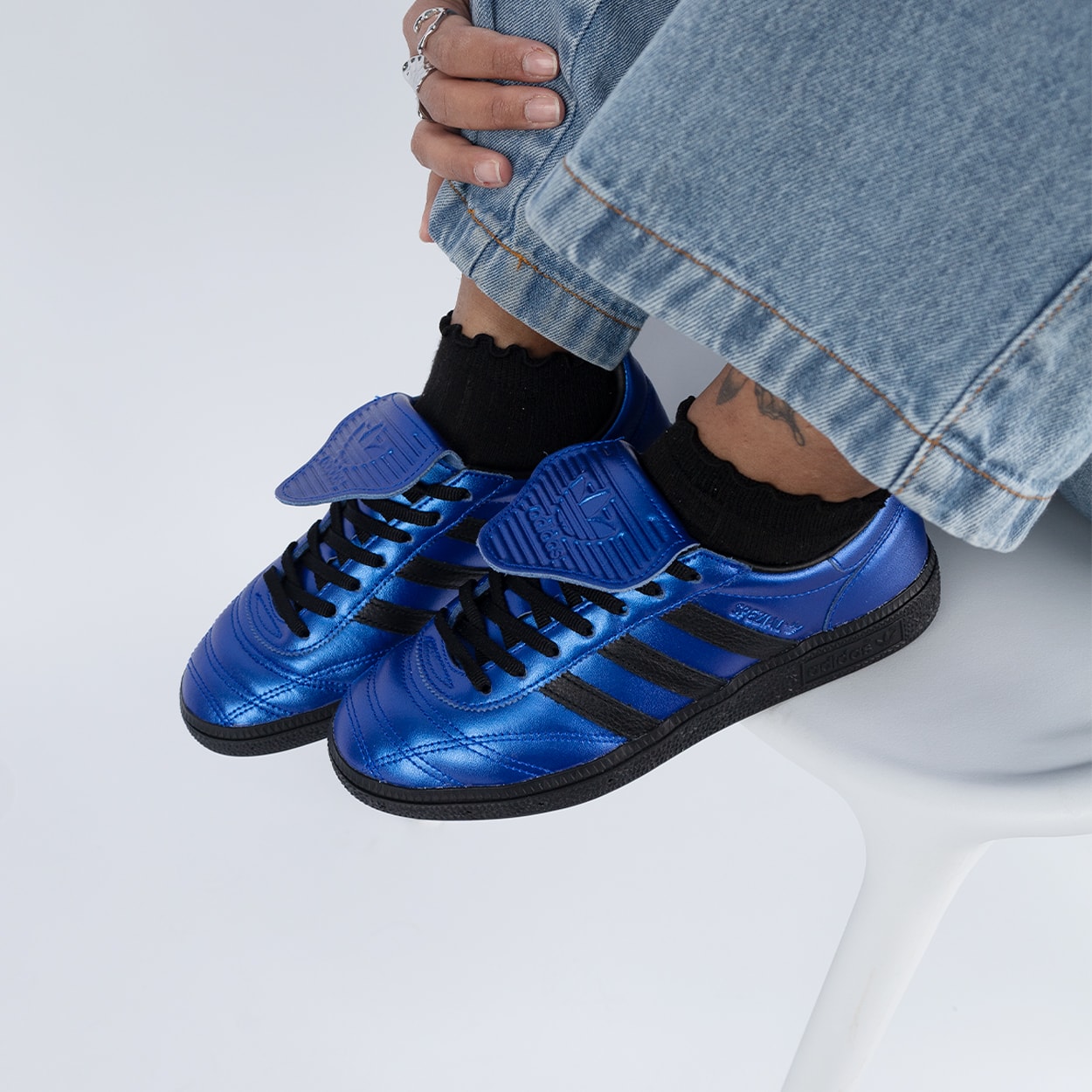 Tênis adidas Handball Spezial Lucid Blue Core Black JH5602