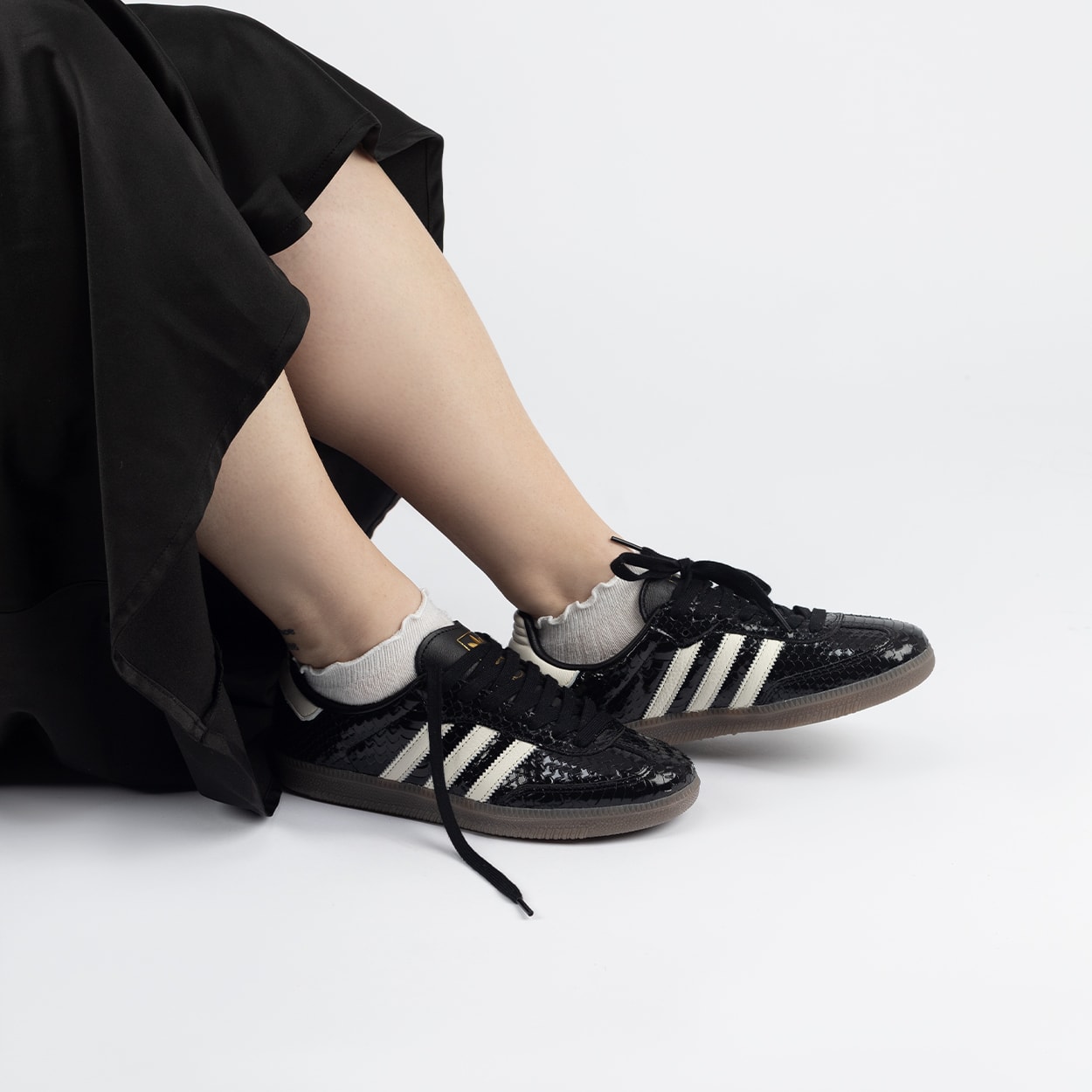 Tênis adidas Samba LT Core Black Off White Gum IH9015