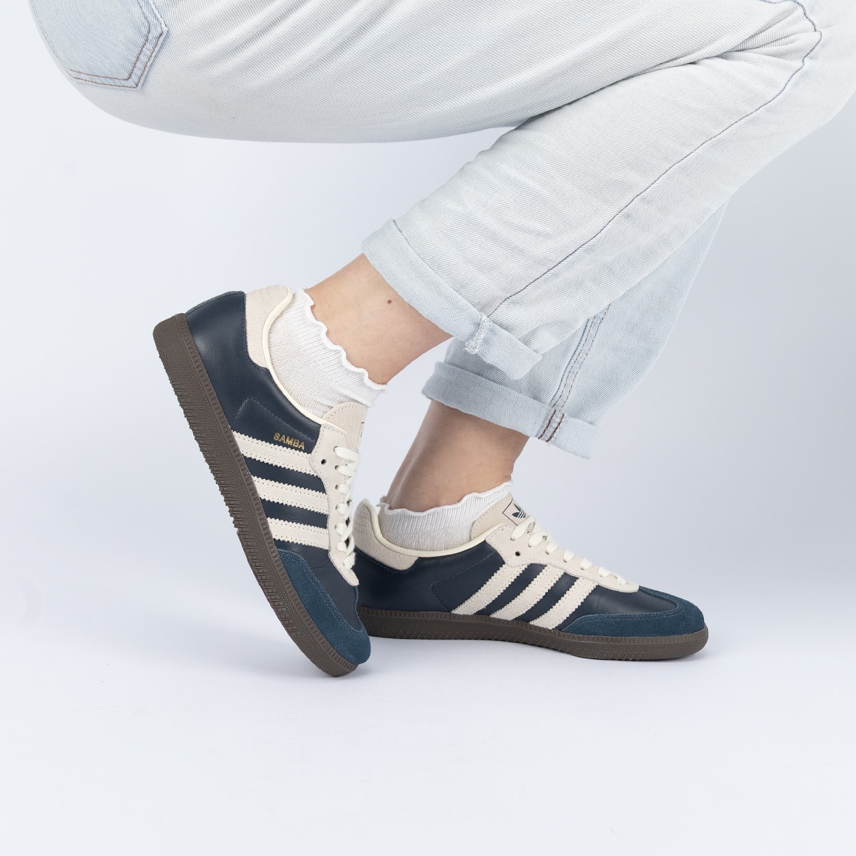 Tênis adidas Samba OG Aurora Ink Cream White JI3217