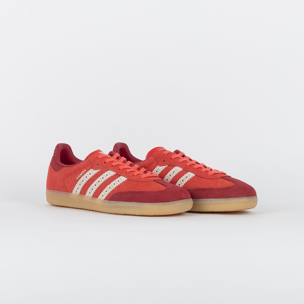 Tênis adidas Samba OG Bright Red Cream White JS3526